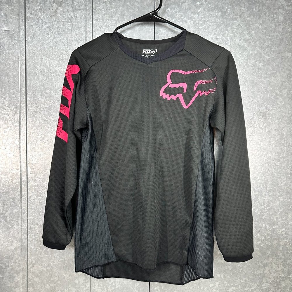 Fox Racing Blackout Kids Shirt Sz YL